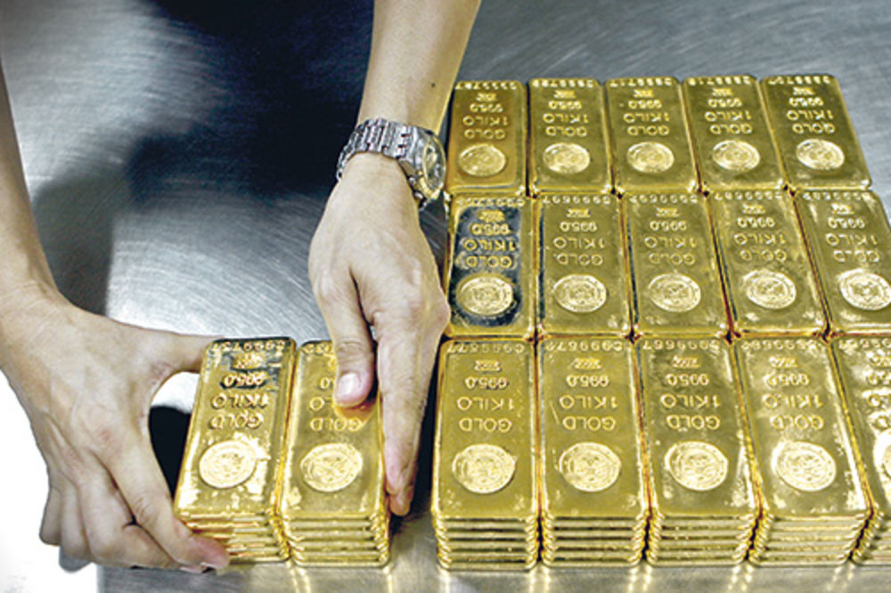 Veliki pad cene zlata