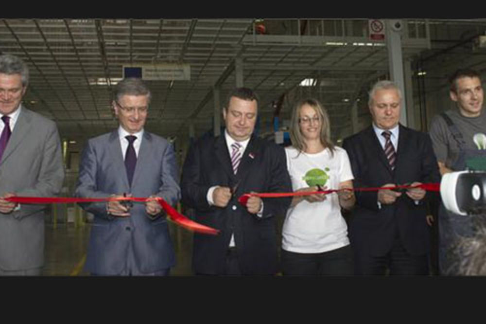 Dačić i Dinkić otvorili novu fabriku Gorenja u Valjevu