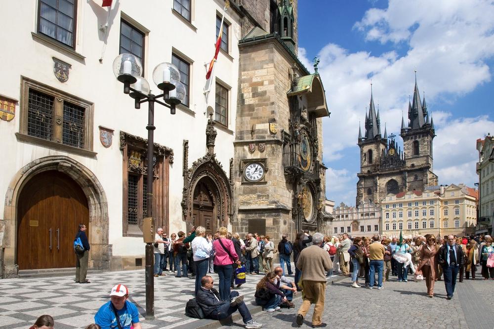 Turisti, Češka, Prag