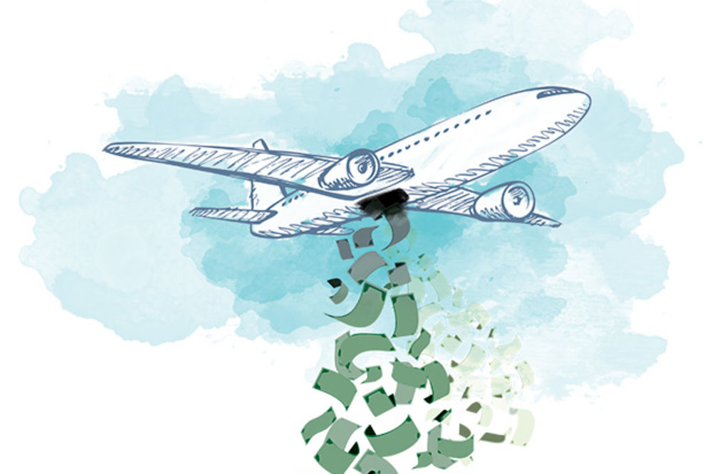 NIJE ŠALA: Evropa baca novčanice od 500 evra iz aviona