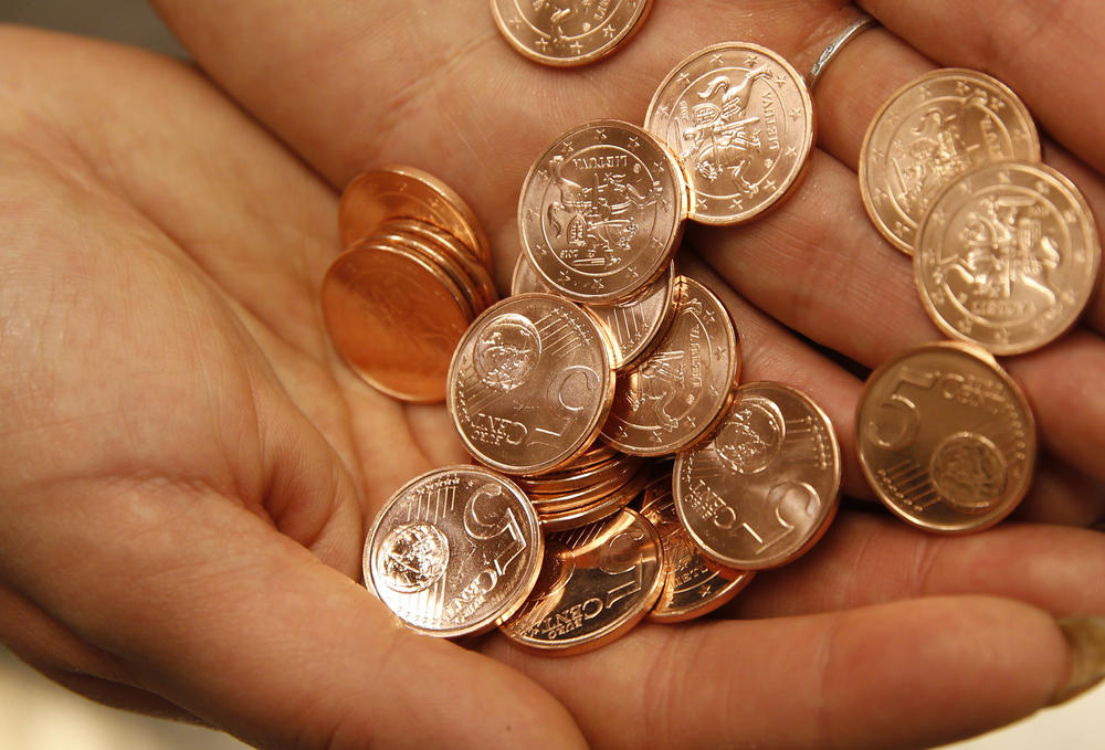 evro, evri, novčanice, kovanice, foto ap jan 2015