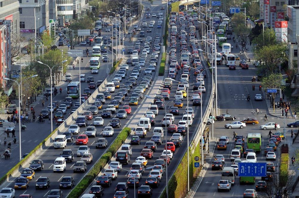 Kina, saobraćaj, gužva u saobraćaju, Peking, automobili