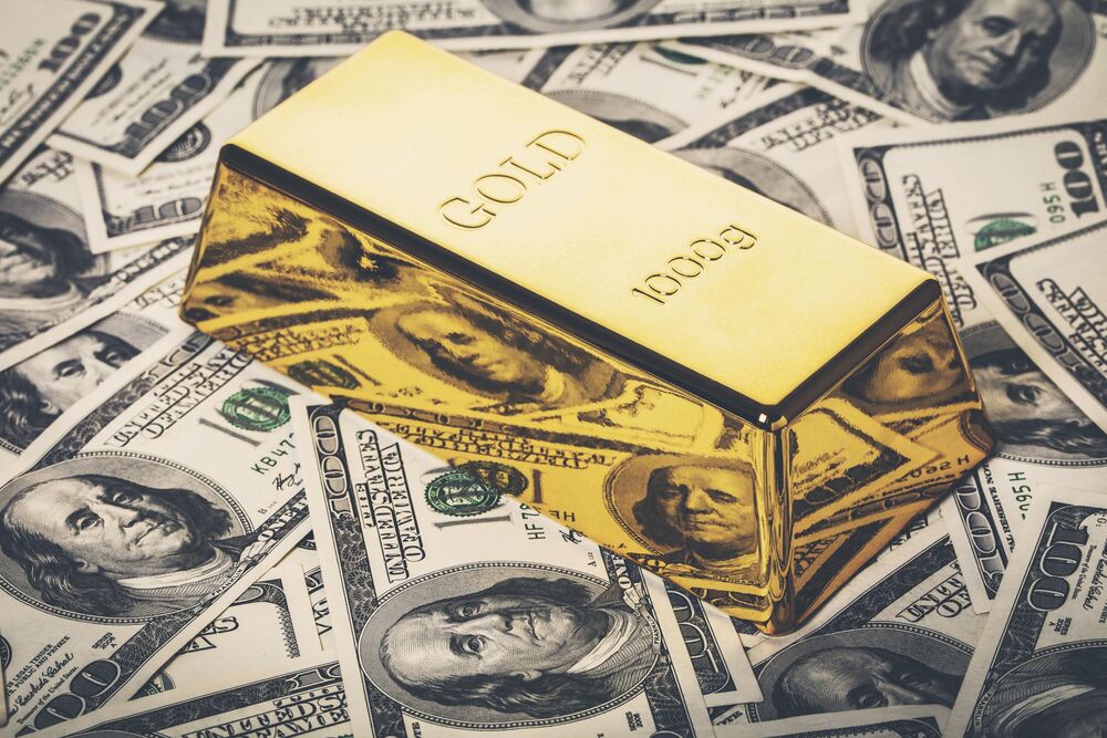 dolar, zlato, bogatstvo