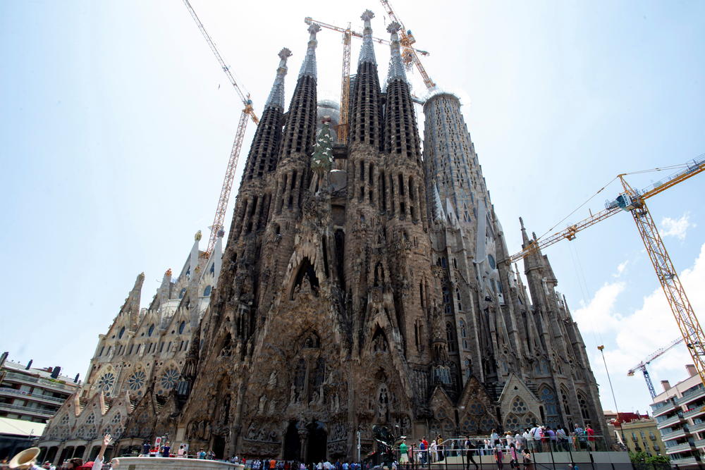Sagrada Familia, Barselona, Španija, Antonio Gaudi