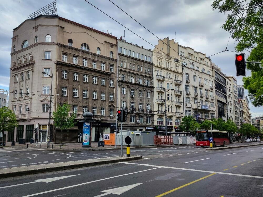 puste ulice, Beograd, praznični dani, neradni dani, Terazije, Hotel Balkan