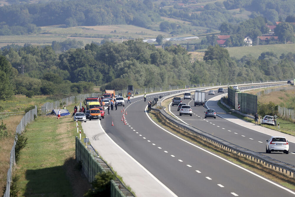 Hrvatska, autoput, autobus, saobraćajna nesreća