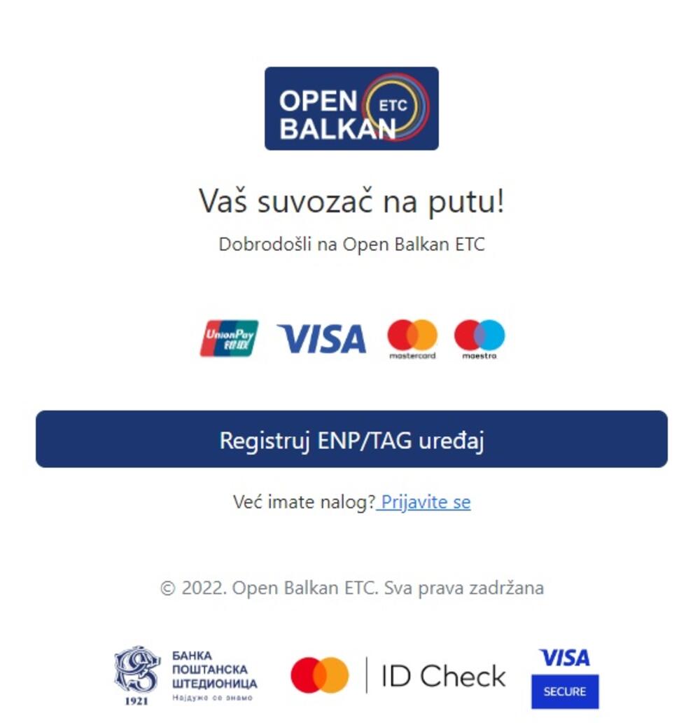Kupovina taga Open Balkan izbegavaju se gužve na naplatnim rampama