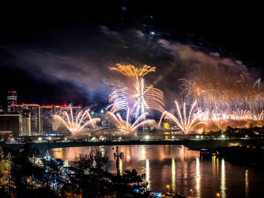 Nova godina, Beograd na vodi, doček Nove godine, vatromet