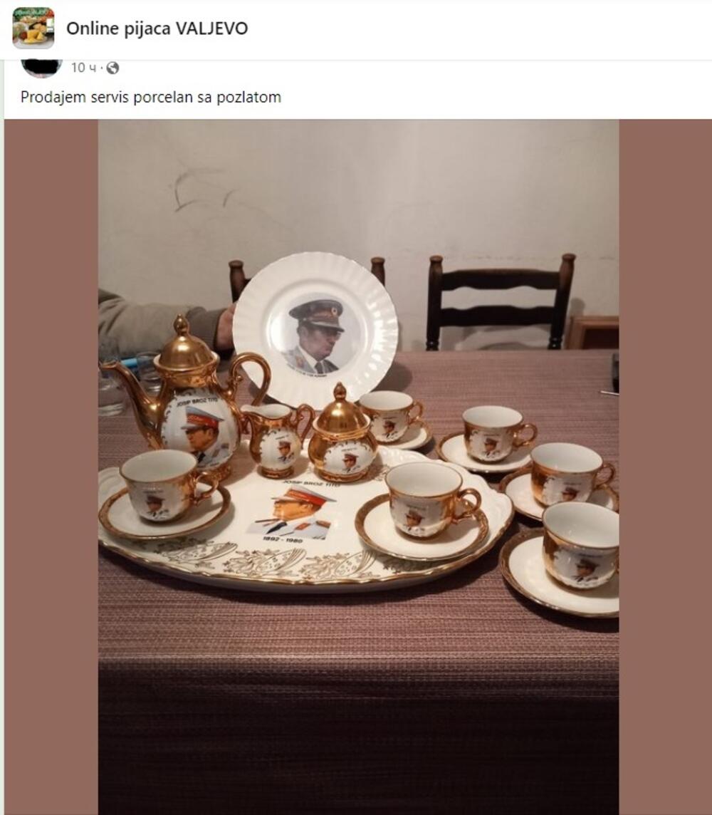 porcelanski set, Josip Broz Tito