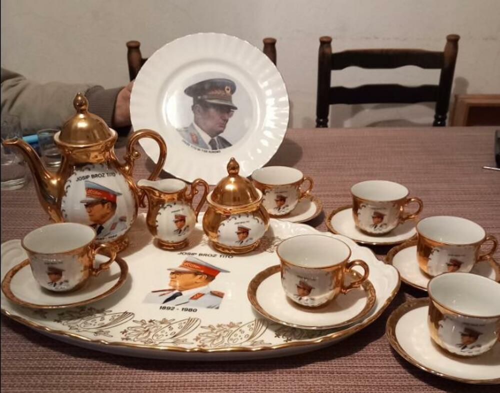 porcelanski set, Josip Broz Tito