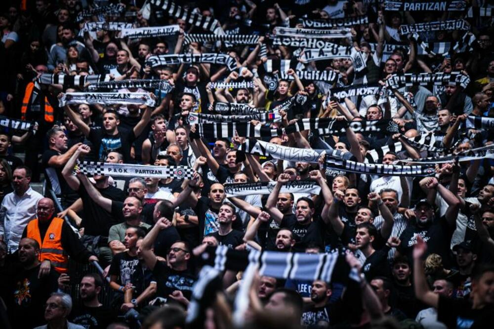 Partizan, grobari, Arena, navijači