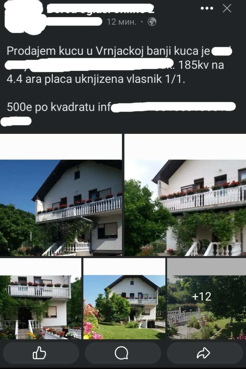 kuća, oglas, Vrnjačka banja