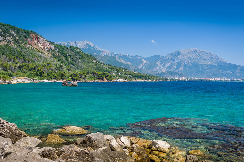 more, leto, plaža, Crna Gora